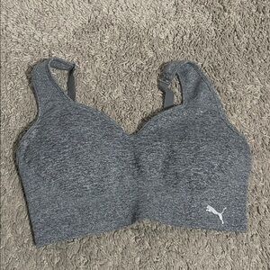 Puma Women's Charcoal Sports Bra